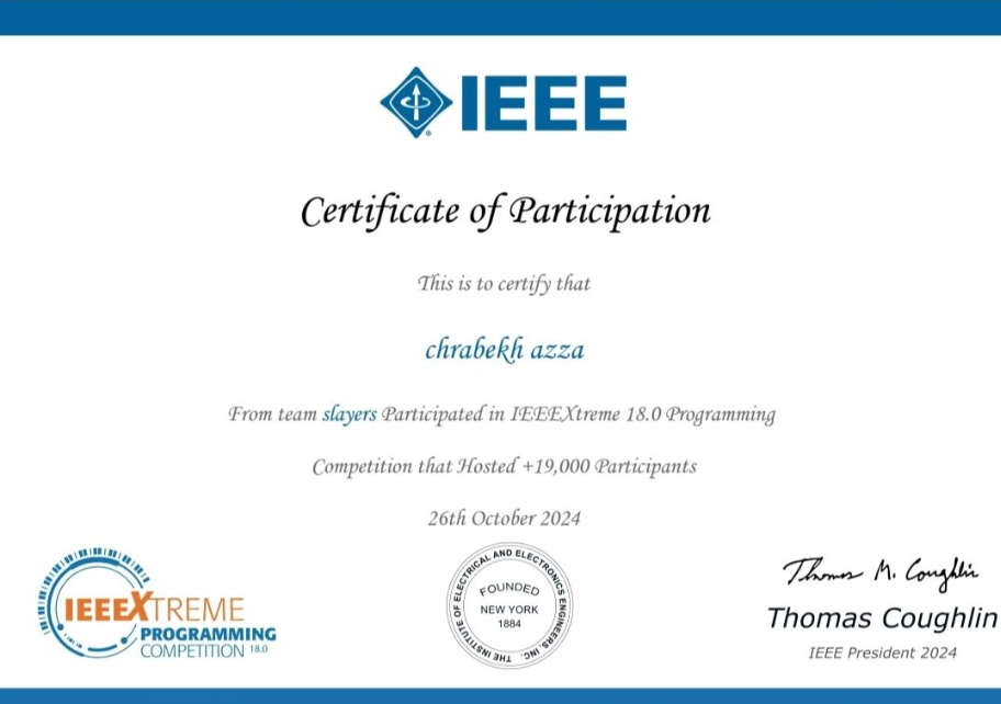 Extreem certificate