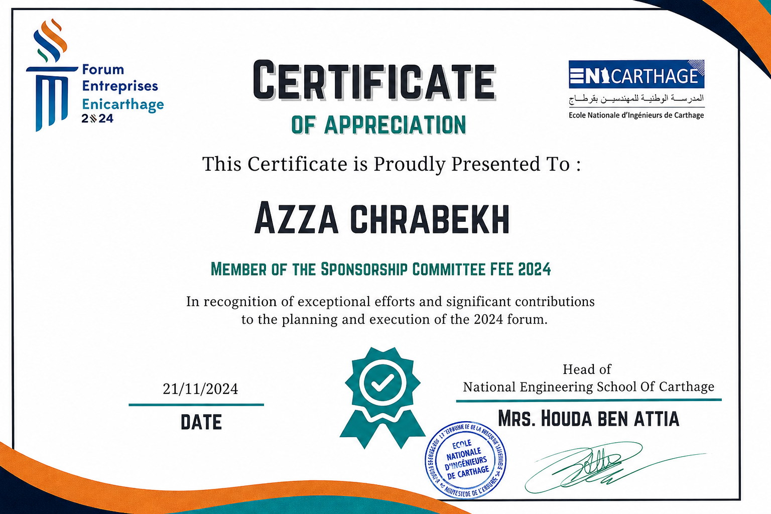 Forum certificate
